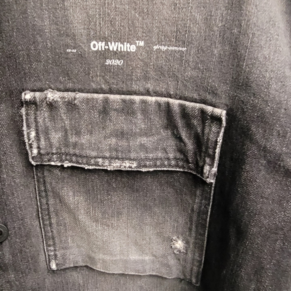 Off-White Arrow Oversized Denim Shirt